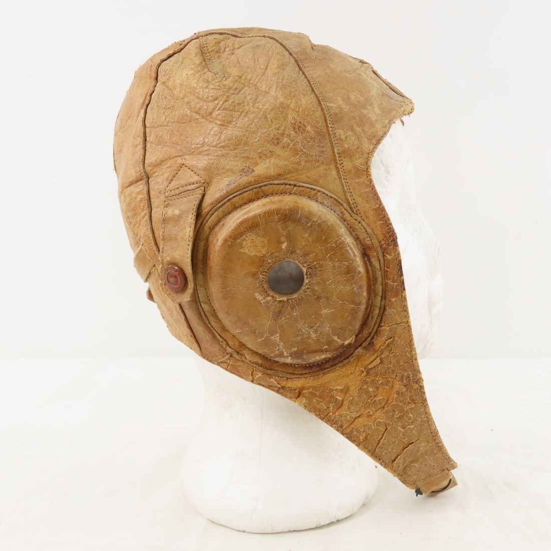 WWII Japanese Army Flight Helmet, Canteen, Hat - 12