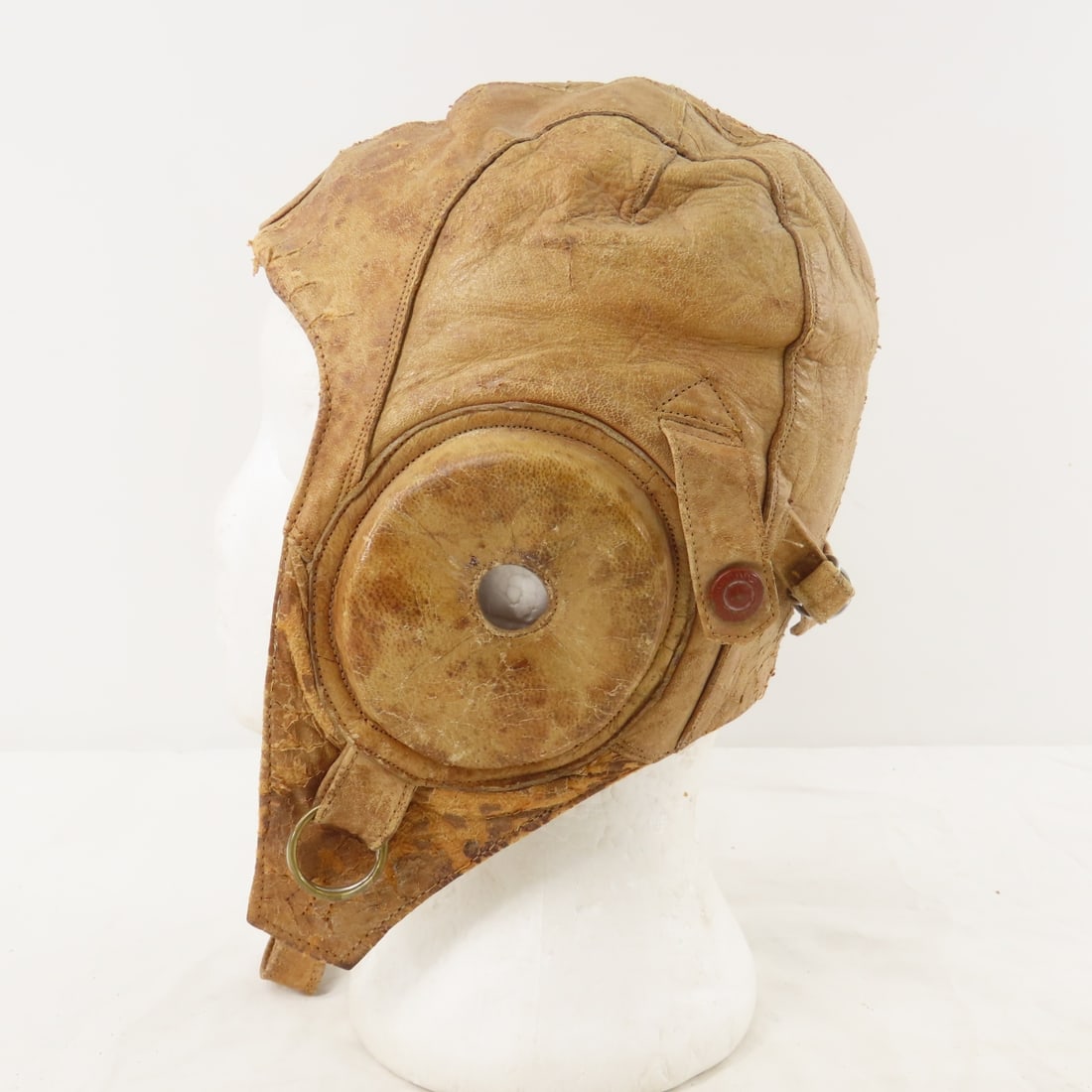 WWII Japanese Army Flight Helmet, Canteen, Hat - 14