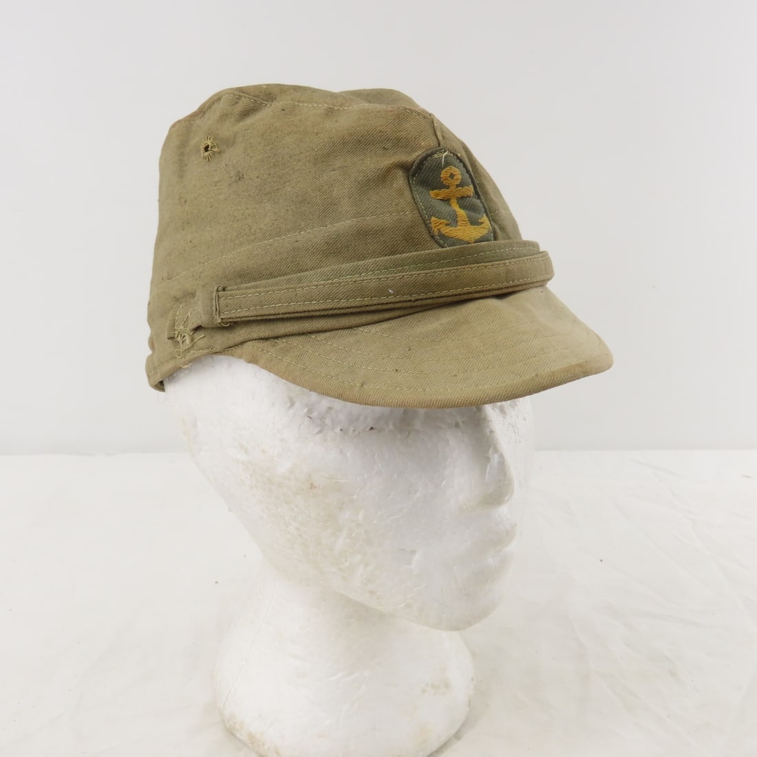 WWII Japanese Army Flight Helmet, Canteen, Hat - 20