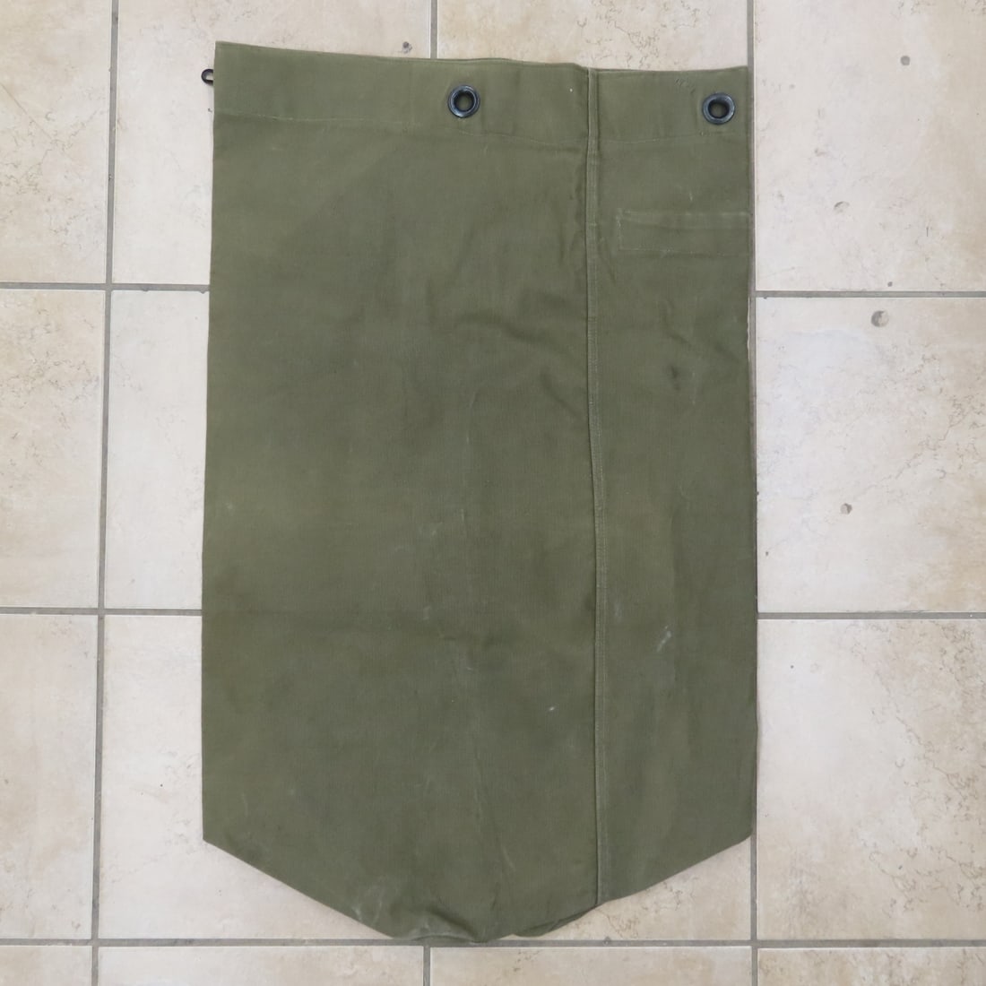 5 Vintage US Army Canvas Duffle Bags - 13