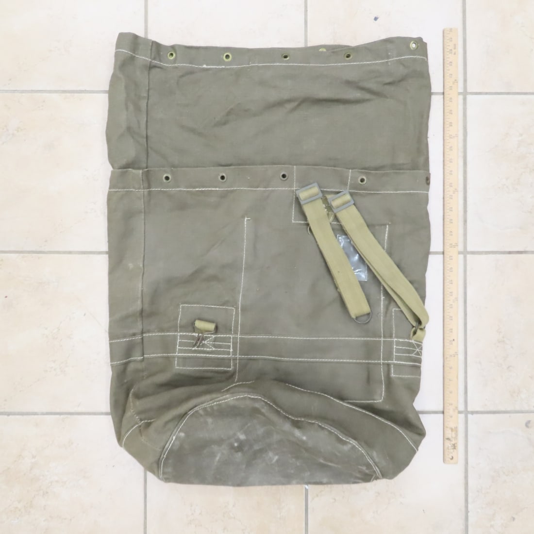 5 Vintage US Army Canvas Duffle Bags - 2