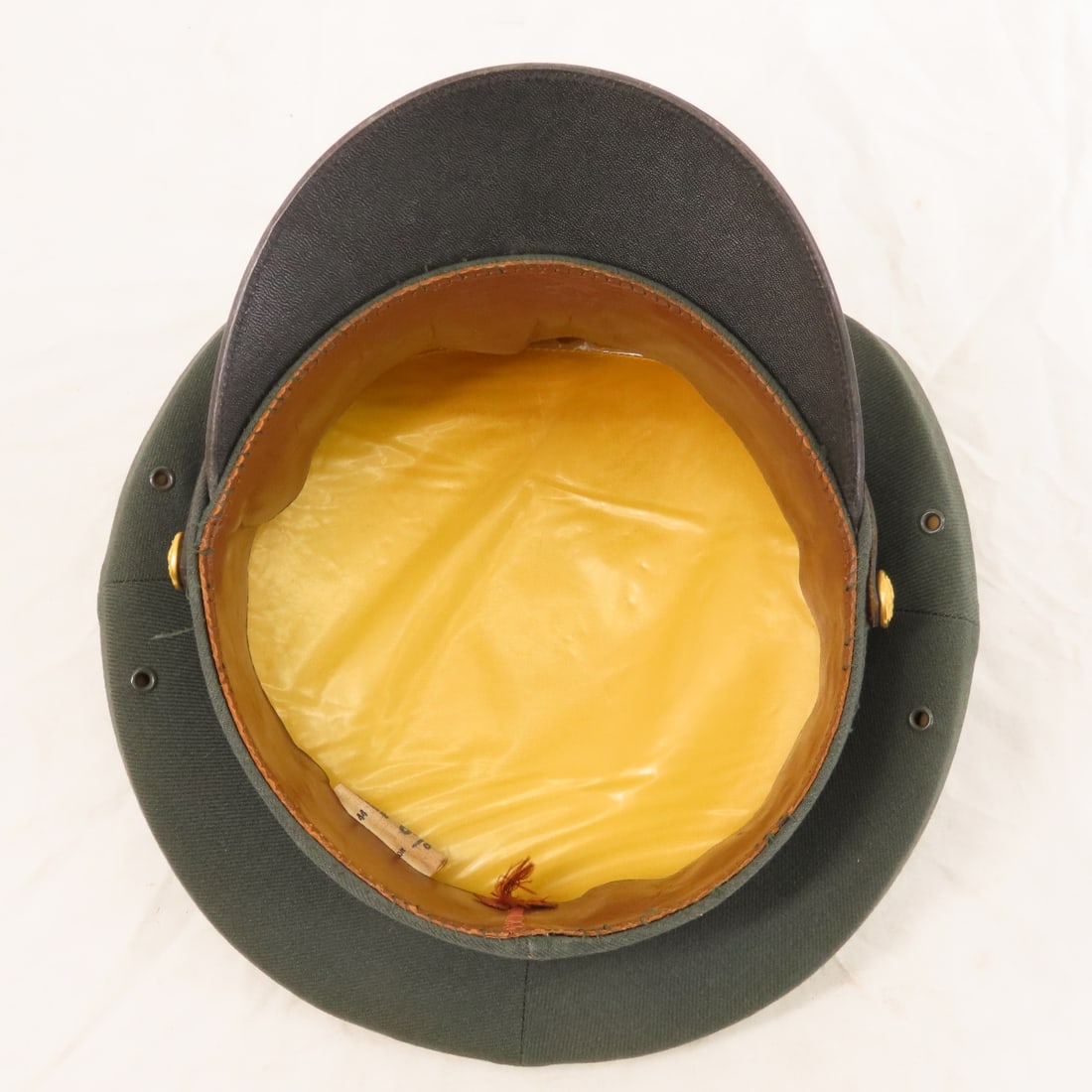 3 Vintage US Army & Navy Enlisted Visor Caps - 7