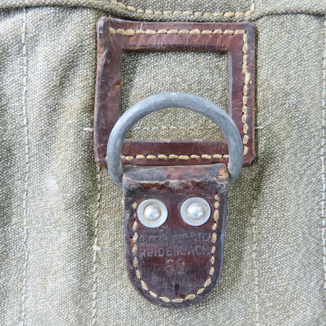 1960s Swiss Army Salt & Pepper Backpack - 8