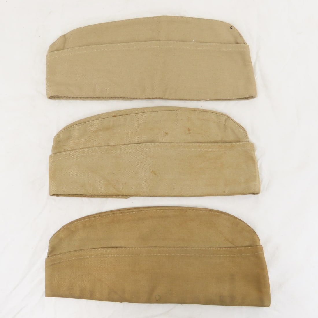 Collection of WWII Wool & Canvas Garrison Caps - 19