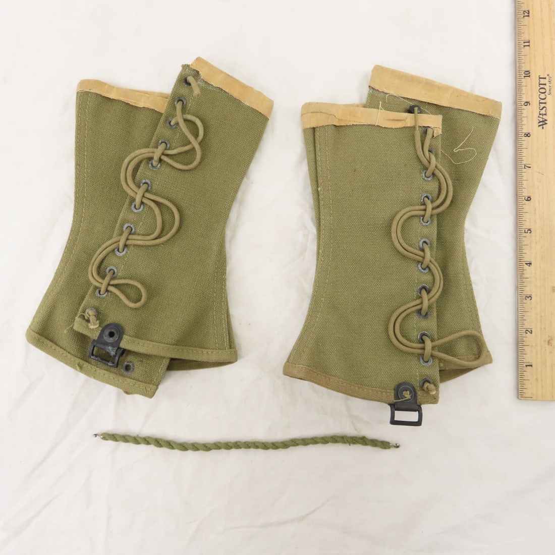 US Army Spats & Vietnam Combat Boots - 16