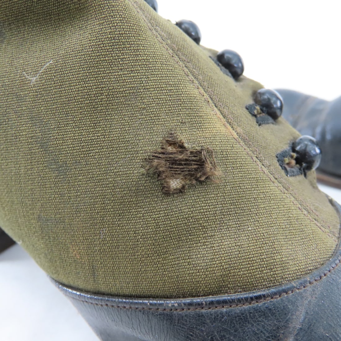 Victorian Military Style Womens Boots - 6