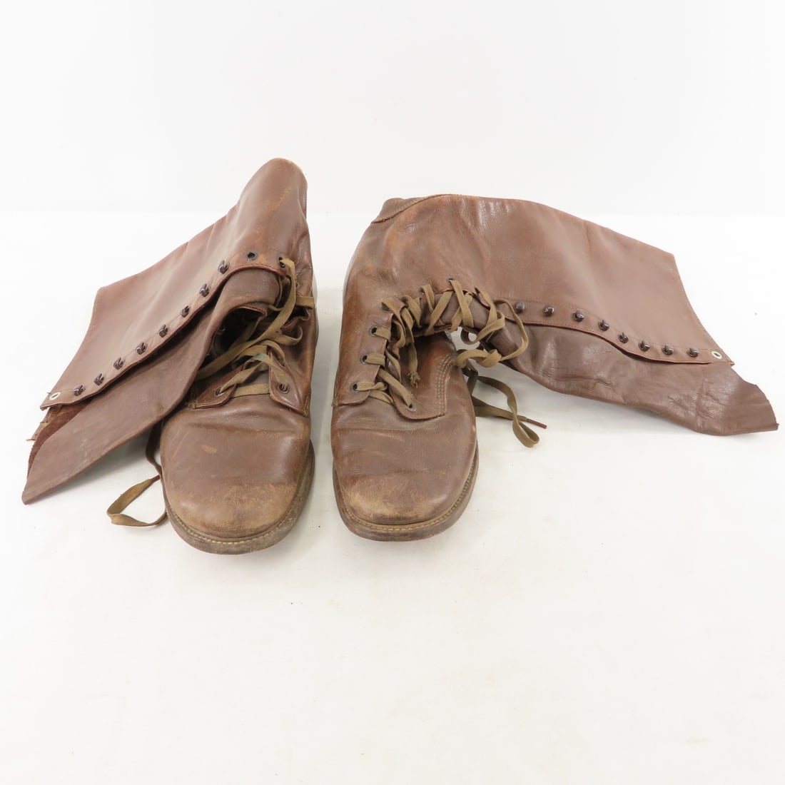 2 pair Vintage Leather Boots - 10