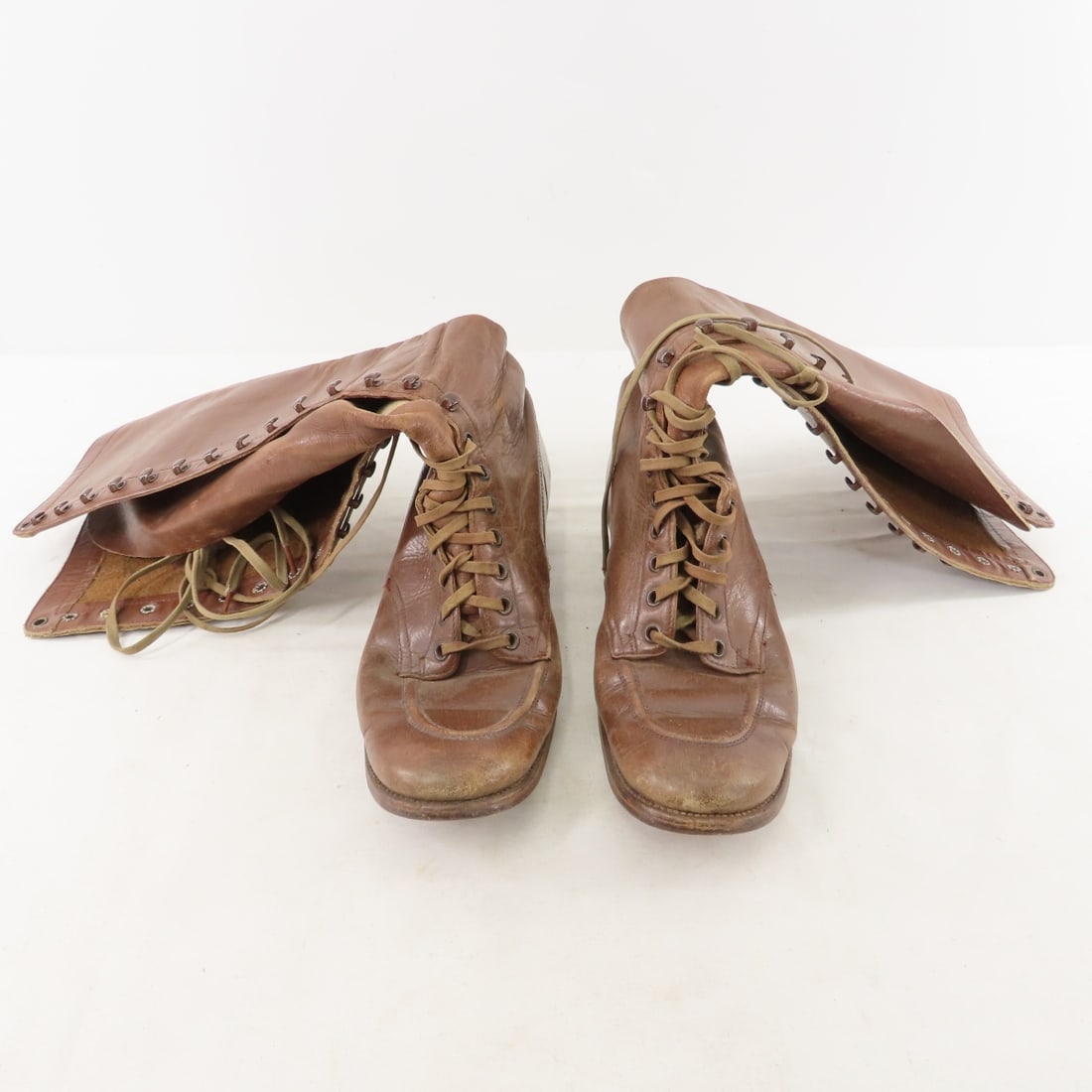 2 pair Vintage Leather Boots - 4