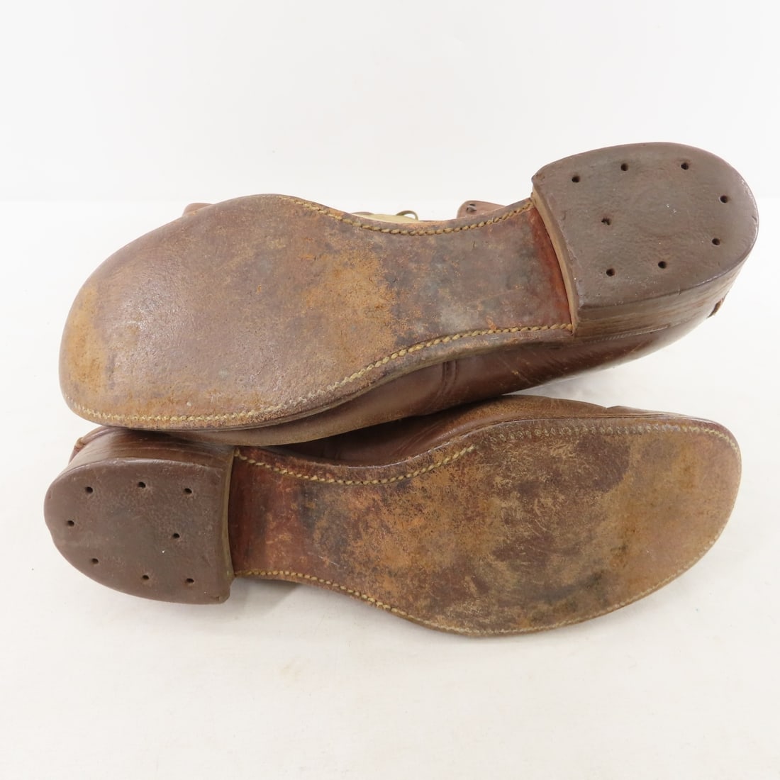 2 pair Vintage Leather Boots - 6