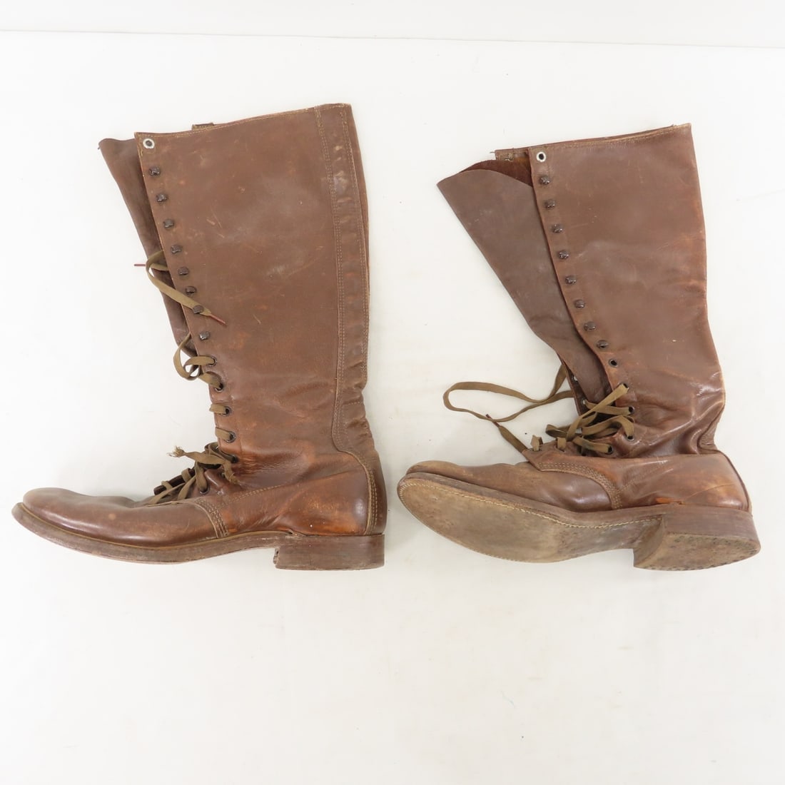 2 pair Vintage Leather Boots - 9