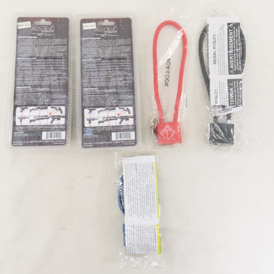 Reloadable Brass, Bullets, scope mount, gun locks - 10