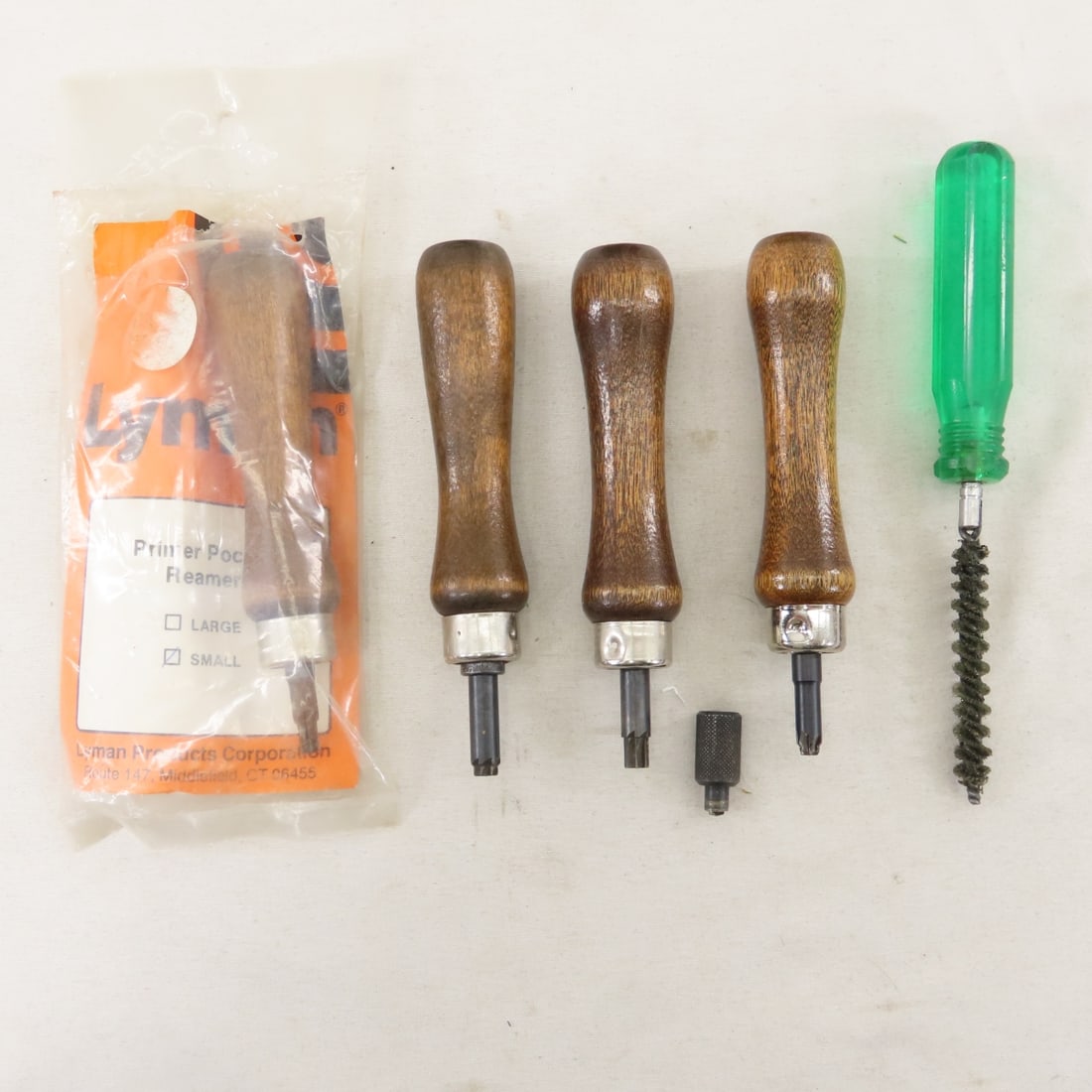 RCBS reloading supplies- dies, funnel, reamers - 14