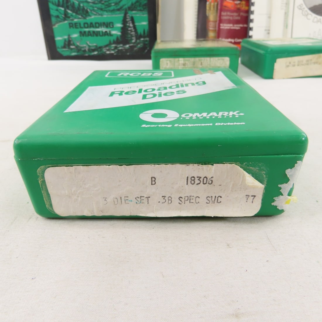 RCBS reloading supplies- dies, funnel, reamers - 5