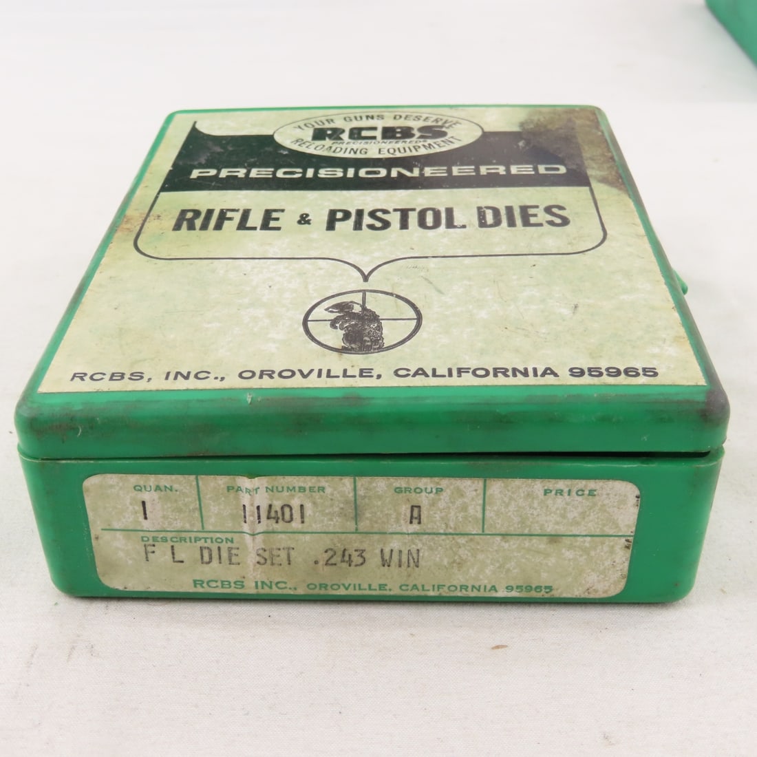 RCBS reloading supplies- dies, funnel, reamers - 7