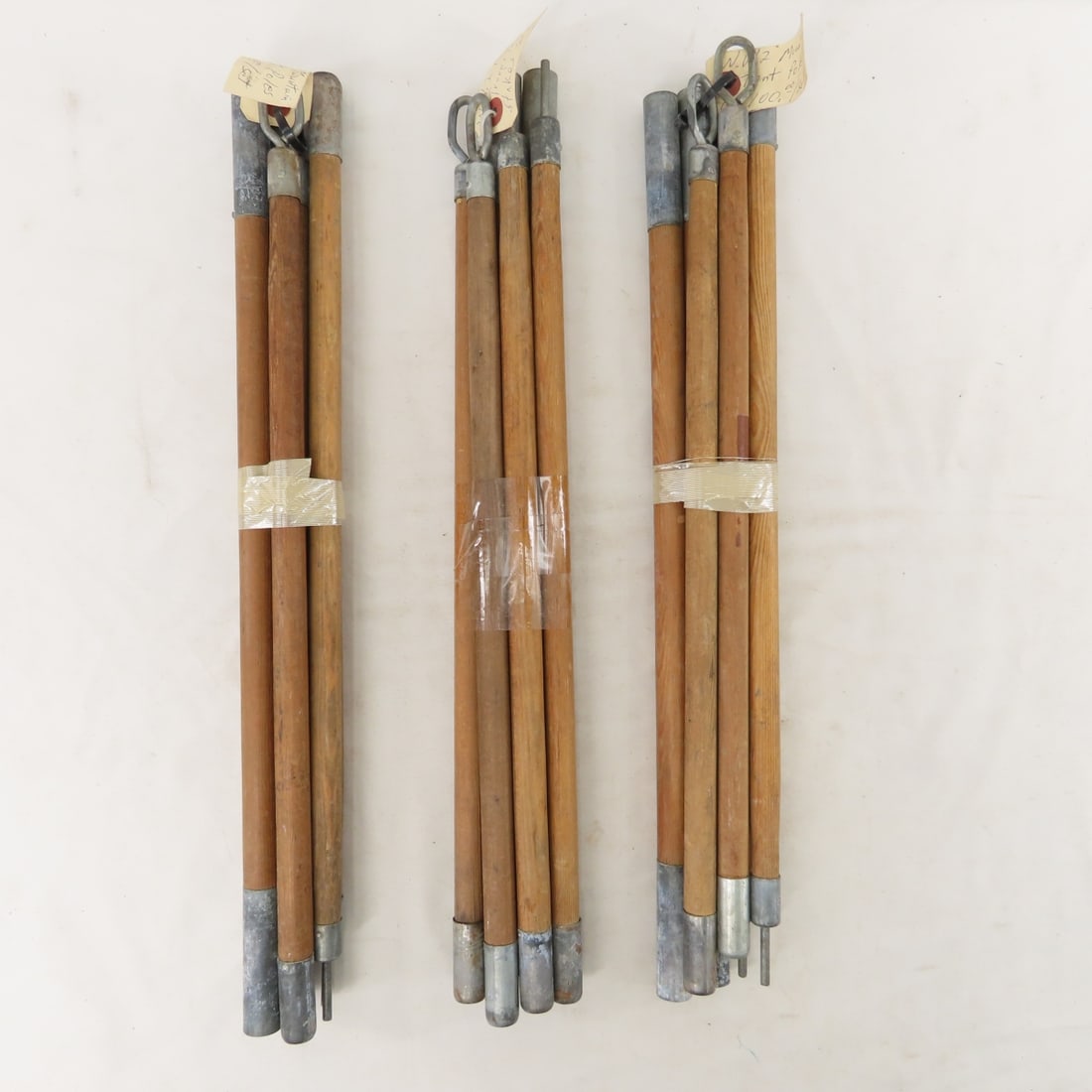 WWII US Mountain Tent Poles 33 pieces - 2