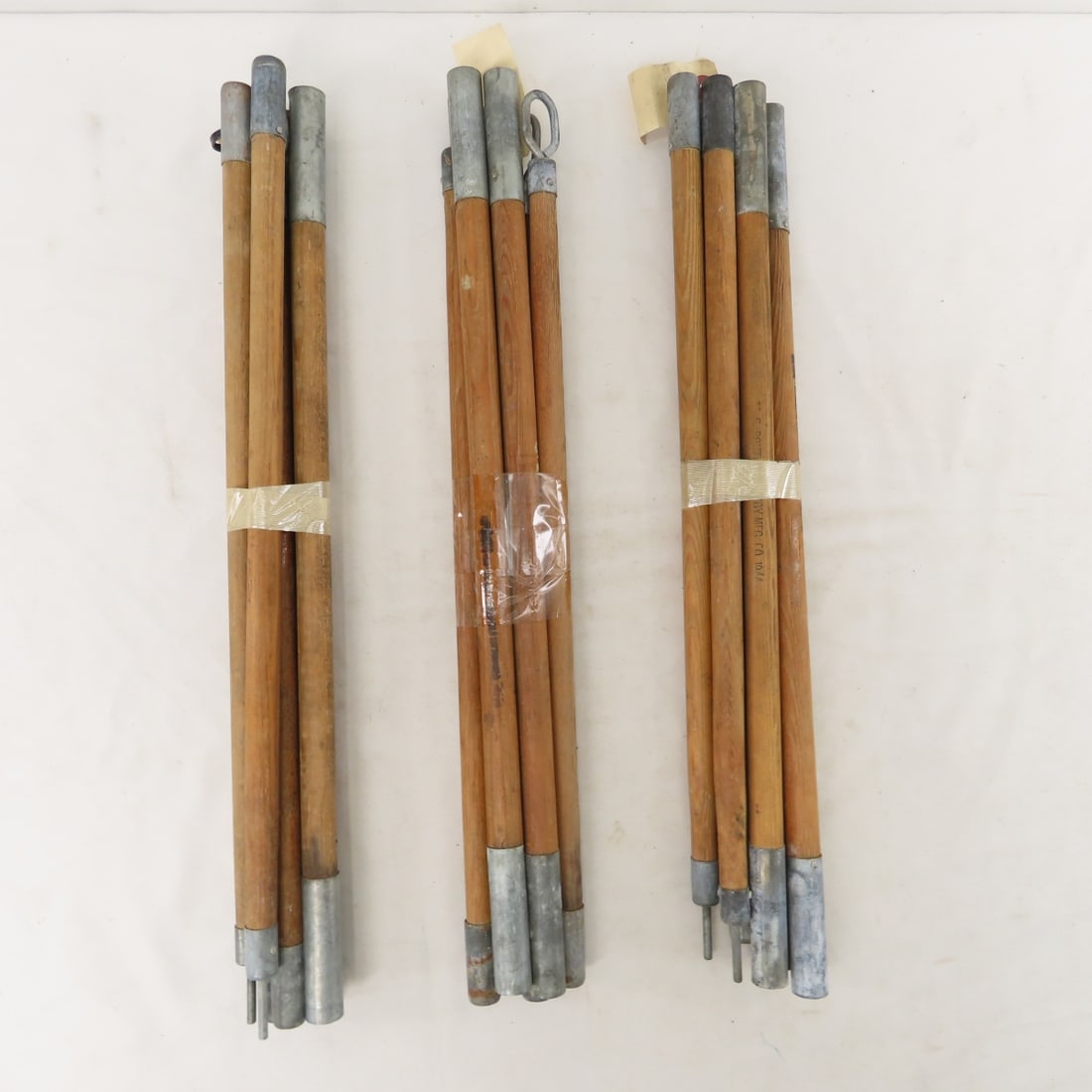 WWII US Mountain Tent Poles 33 pieces - 3