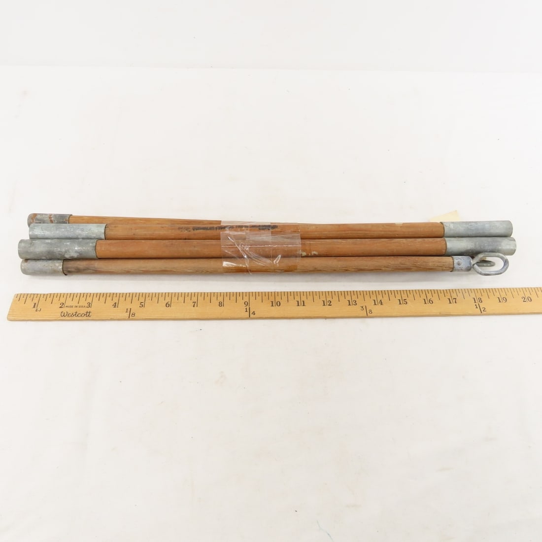 WWII US Mountain Tent Poles 33 pieces - 4