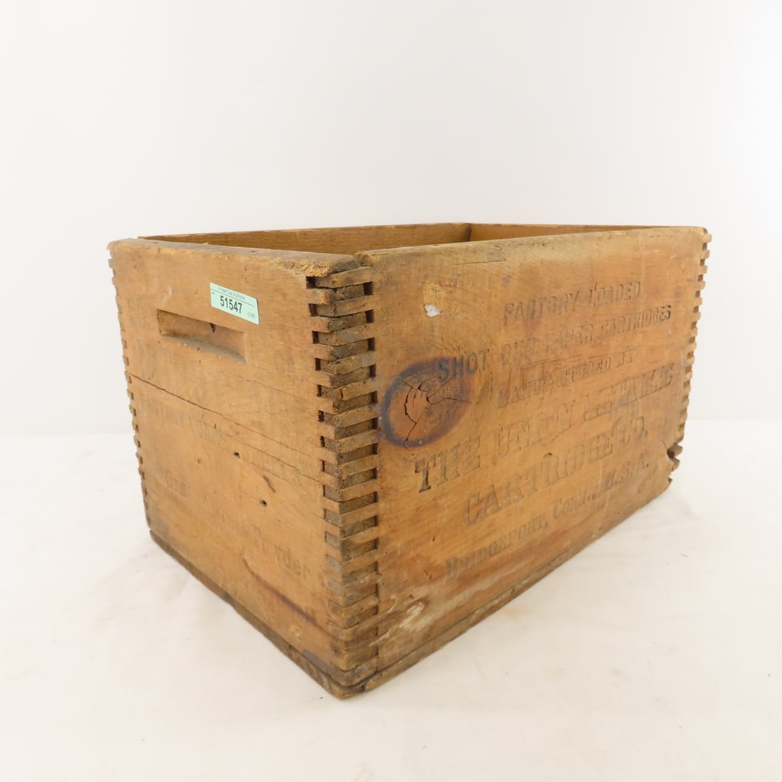 2 Vintage wood ammunition Crates, Peters & Union - 3