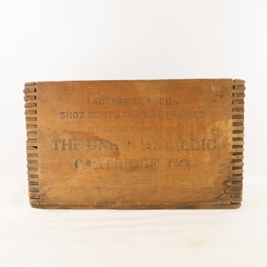 2 Vintage wood ammunition Crates, Peters & Union - 5