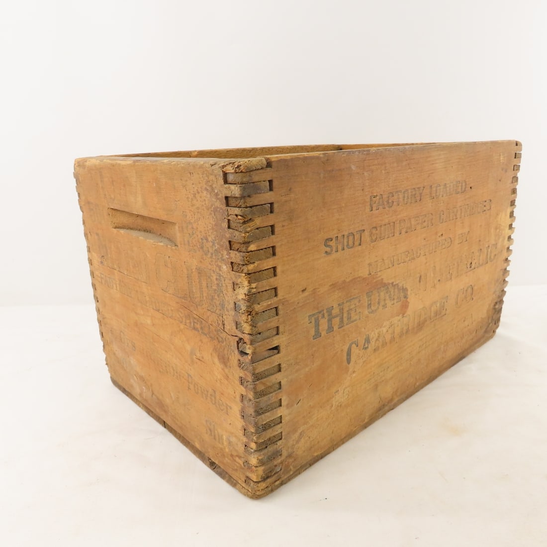 2 Vintage wood ammunition Crates, Peters & Union - 6