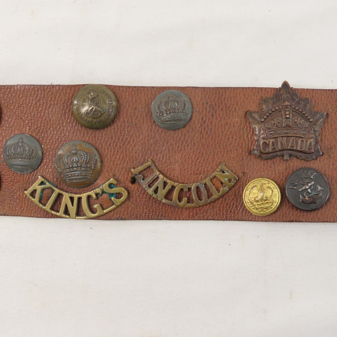 WWI German Leather Hate Belt - 11