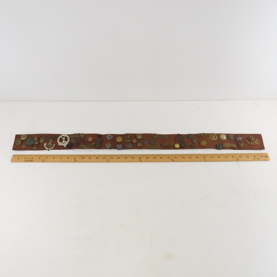 WWI German Leather Hate Belt - 2