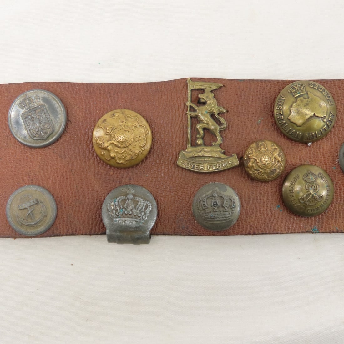 WWI German Leather Hate Belt - 9