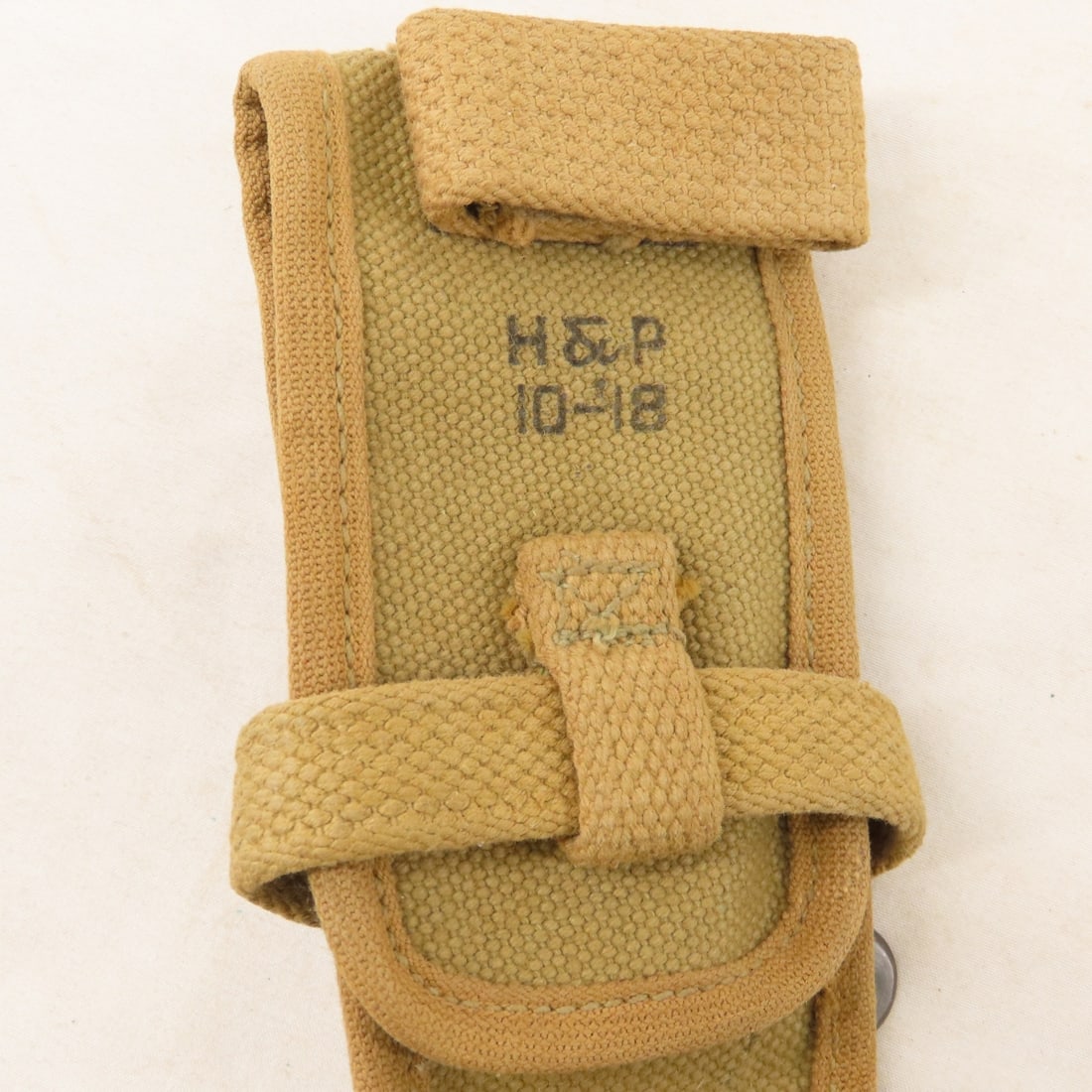 6 WWII US Military pick-mattock covers & 1 pickaxe - 7