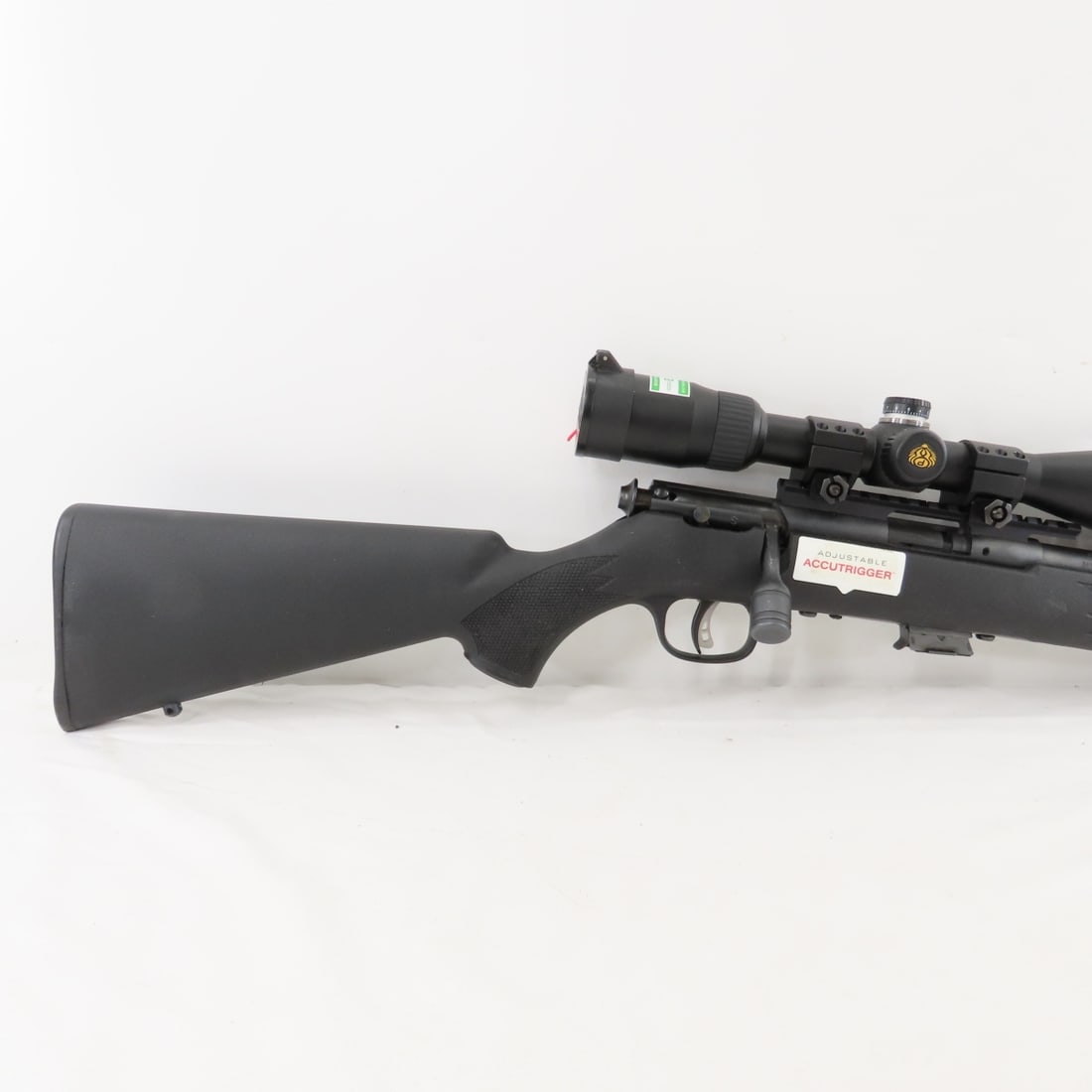 Savage Mark II FV-SR.22LR Only Rifle, Scope & case - 3
