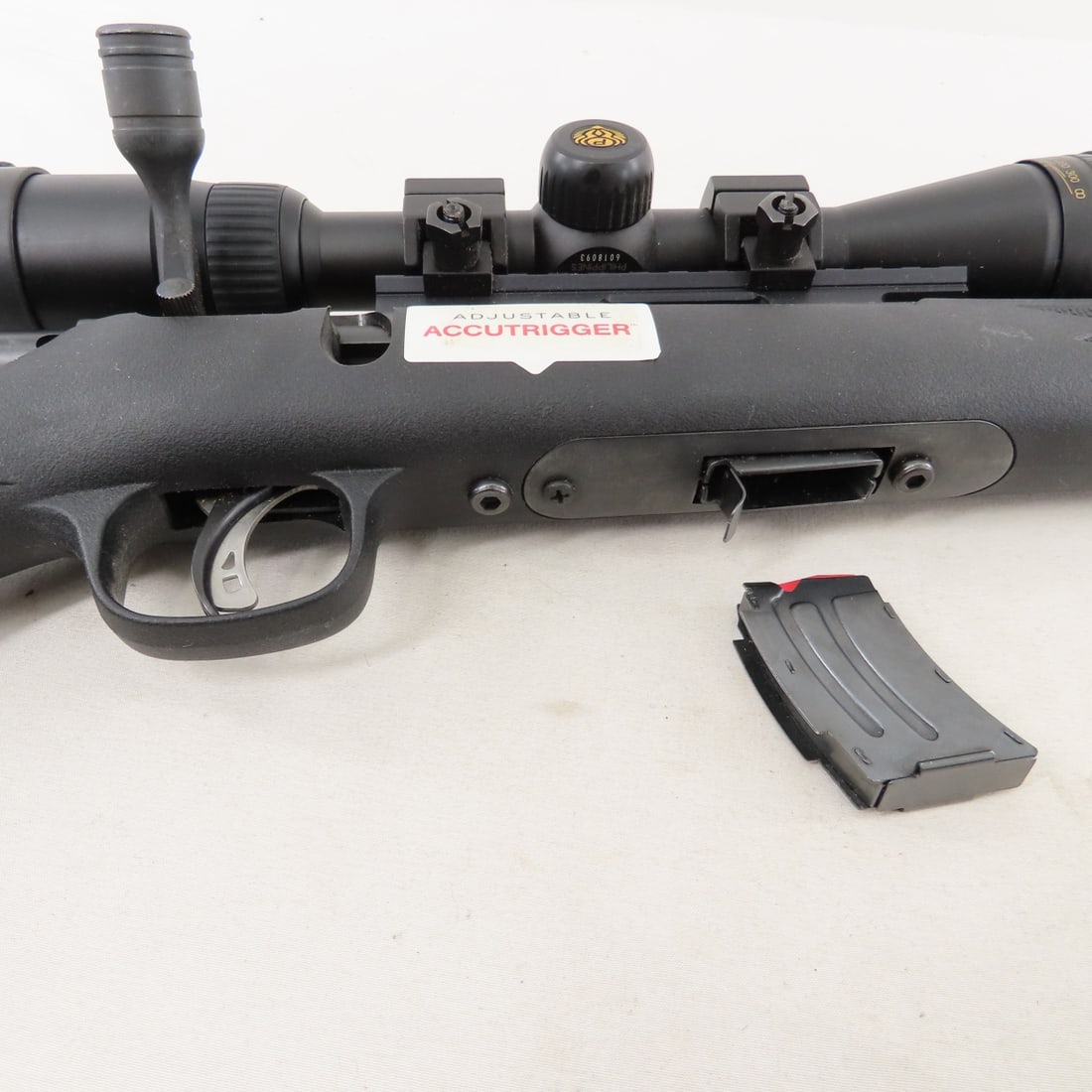 Savage Mark II FV-SR.22LR Only Rifle, Scope & case - 9