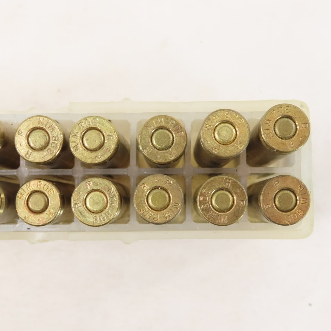 Mixed Rifle ammunition and brass cases - 10