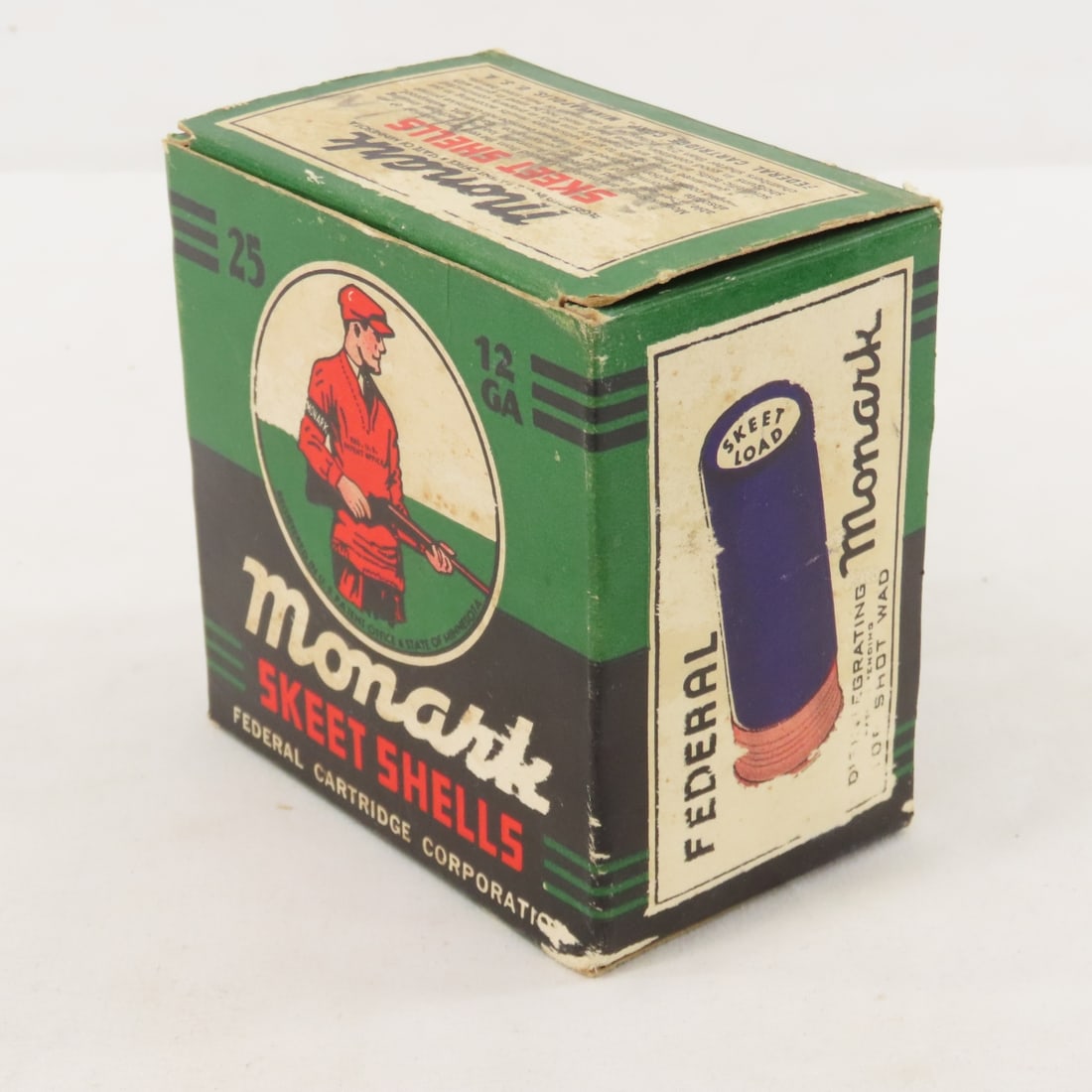 25 Rounds Federal 12GA, Empty Monark box & more - 11