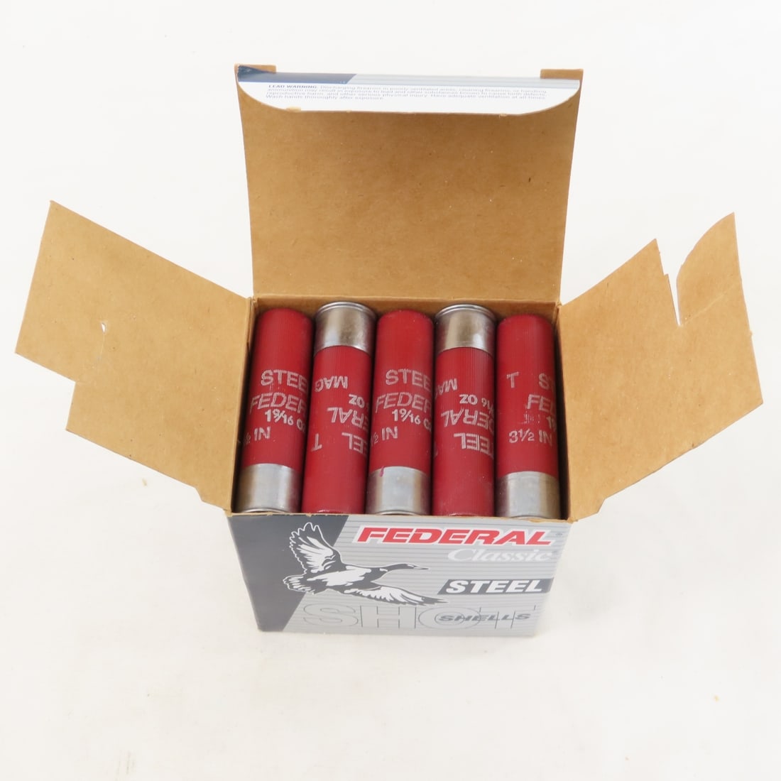 25 Rounds Federal 12GA, Empty Monark box & more - 4