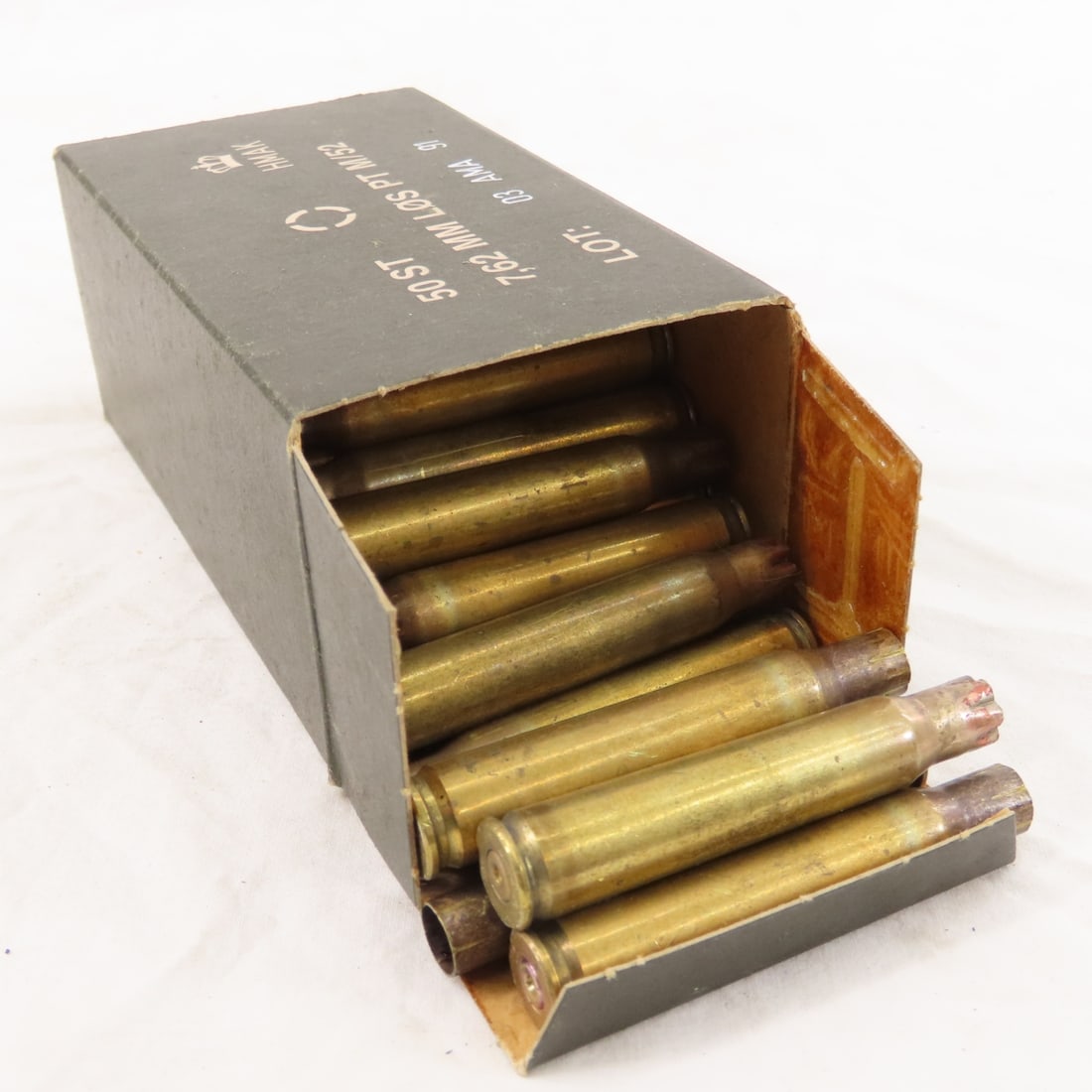 WWII German MG34/42, 57mm Ammunition Can & 7.62 Brass - 3