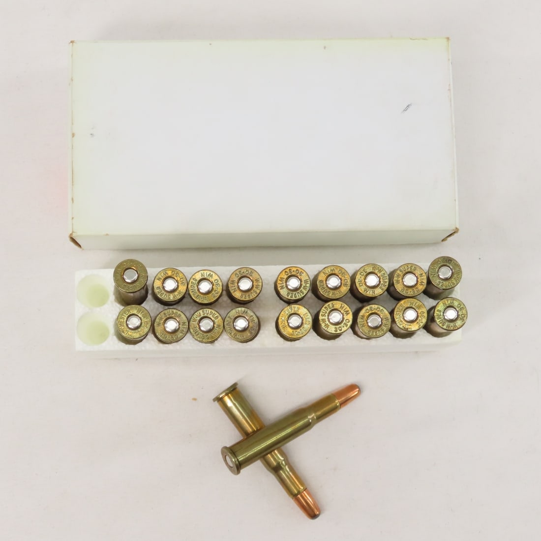 Ammunition: 70 rds Mixed 30-30 WIN & Brass - 13