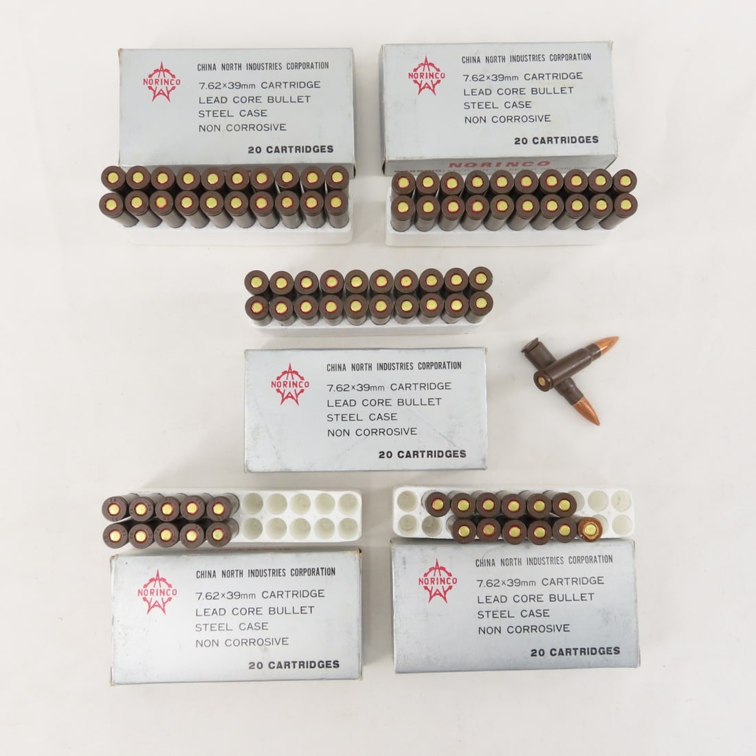 Ammunition: 130 rds Norinco 7.62x39mm - 2