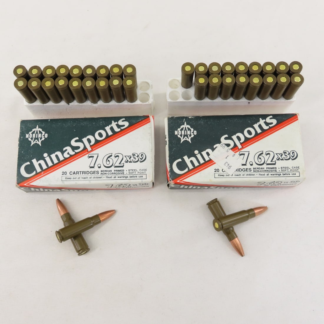 Ammunition: 130 rds Norinco 7.62x39mm - 7