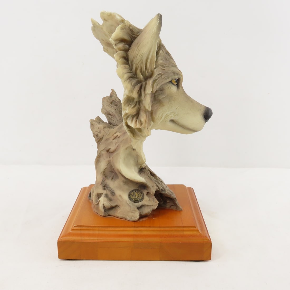 "Silent Vigil" Wolf by Herrero & Wildlife Art - 3