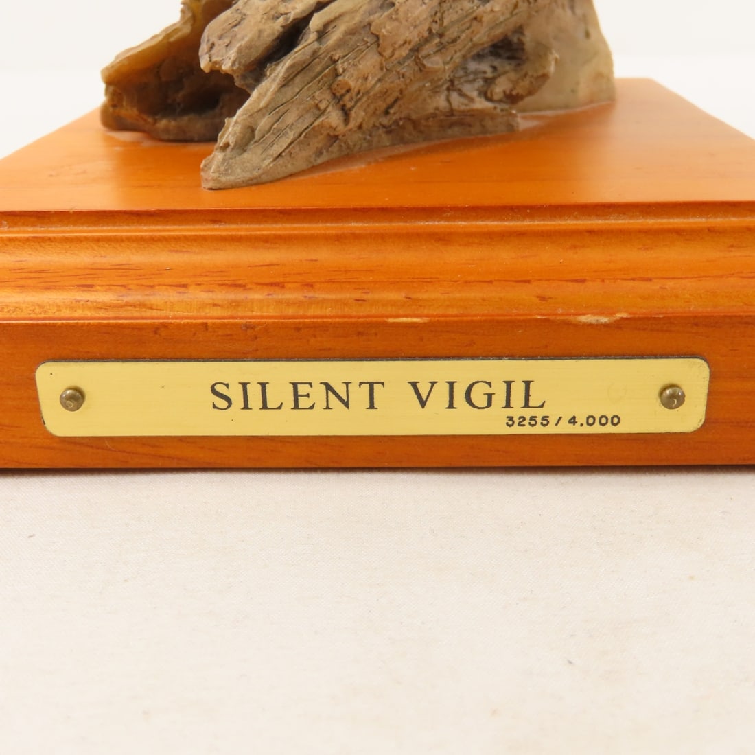 "Silent Vigil" Wolf by Herrero & Wildlife Art - 6