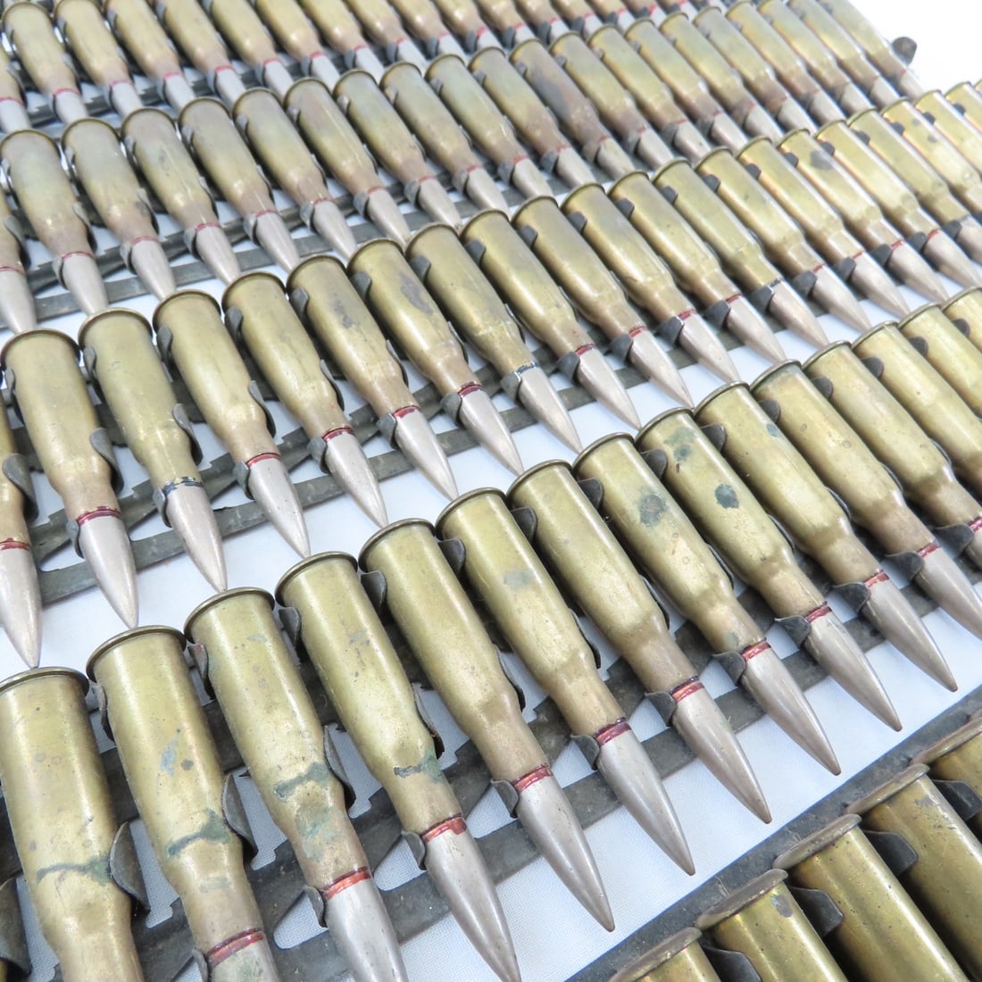 144 rounds 8mm Lebel on 6 Hotchkiss Feed Strips - 2