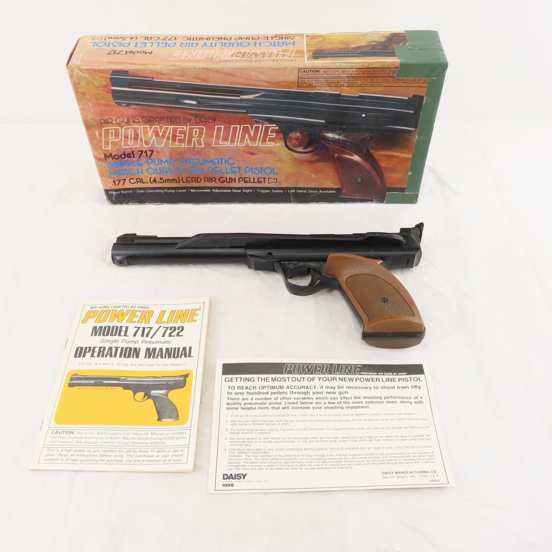 Daisy Powerline 712 Single Pump .177 Pellet Pistol (1 of 19)