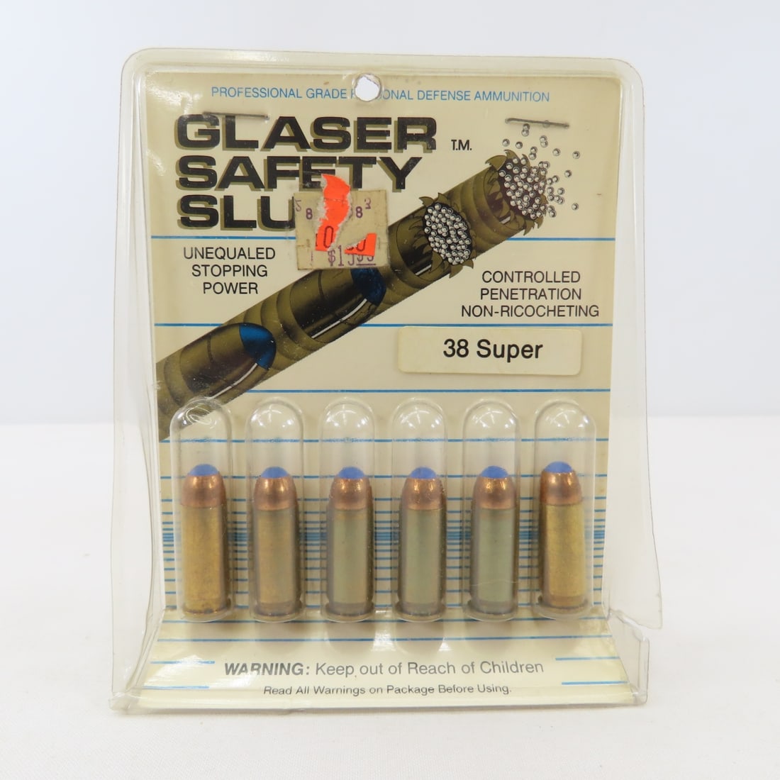 24 Rounds Glaser .38 Super, Safety Slugs - 2