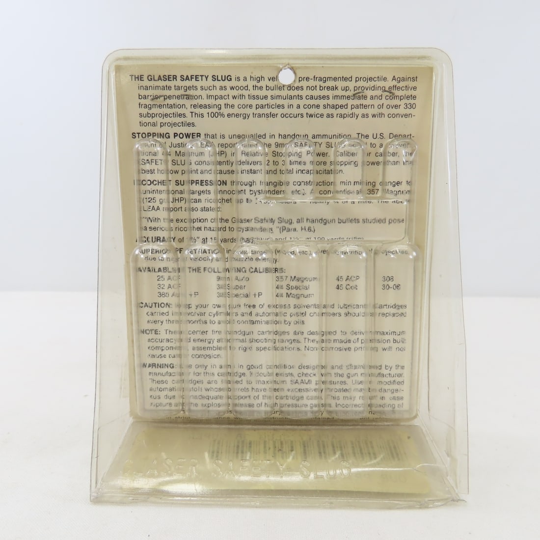 24 Rounds Glaser .38 Super, Safety Slugs - 4