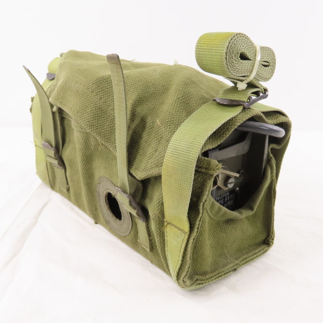 West German or Danish Model FT-58 Field Telephone - 13