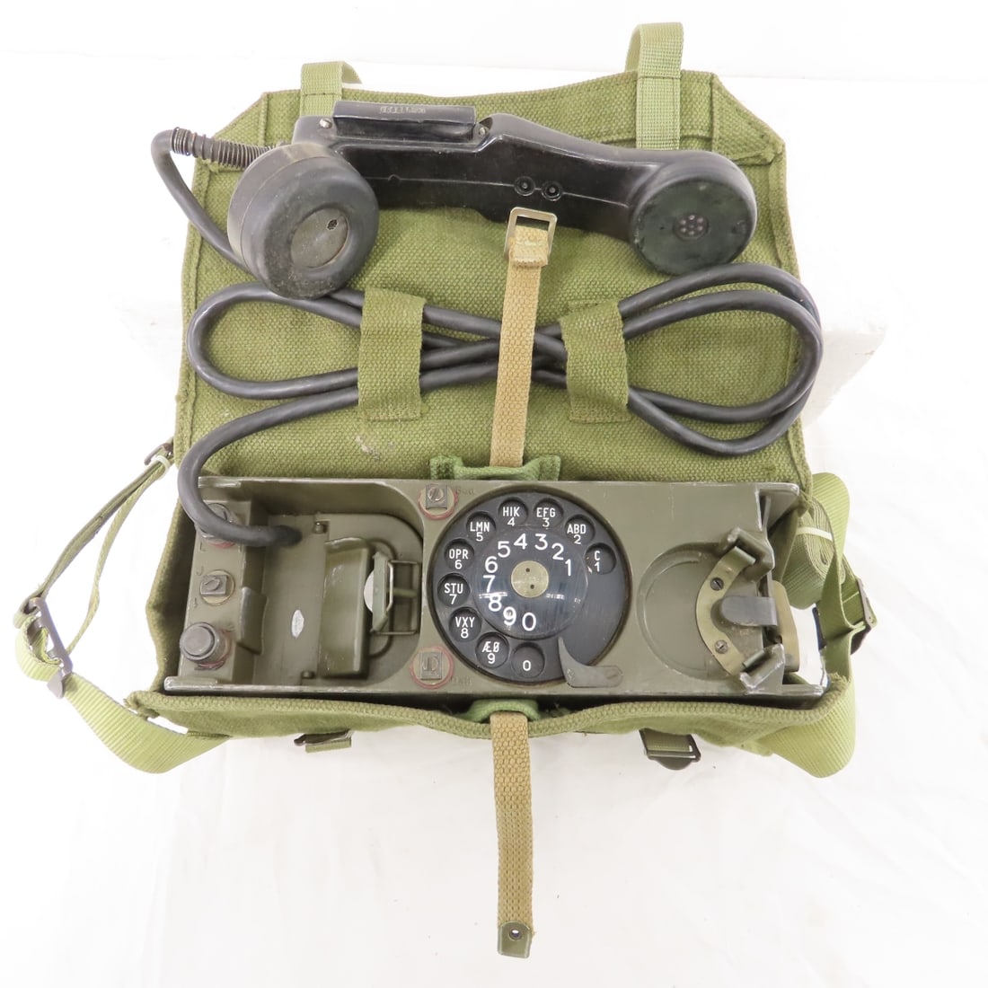 West German or Danish Model FT-58 Field Telephone - 2
