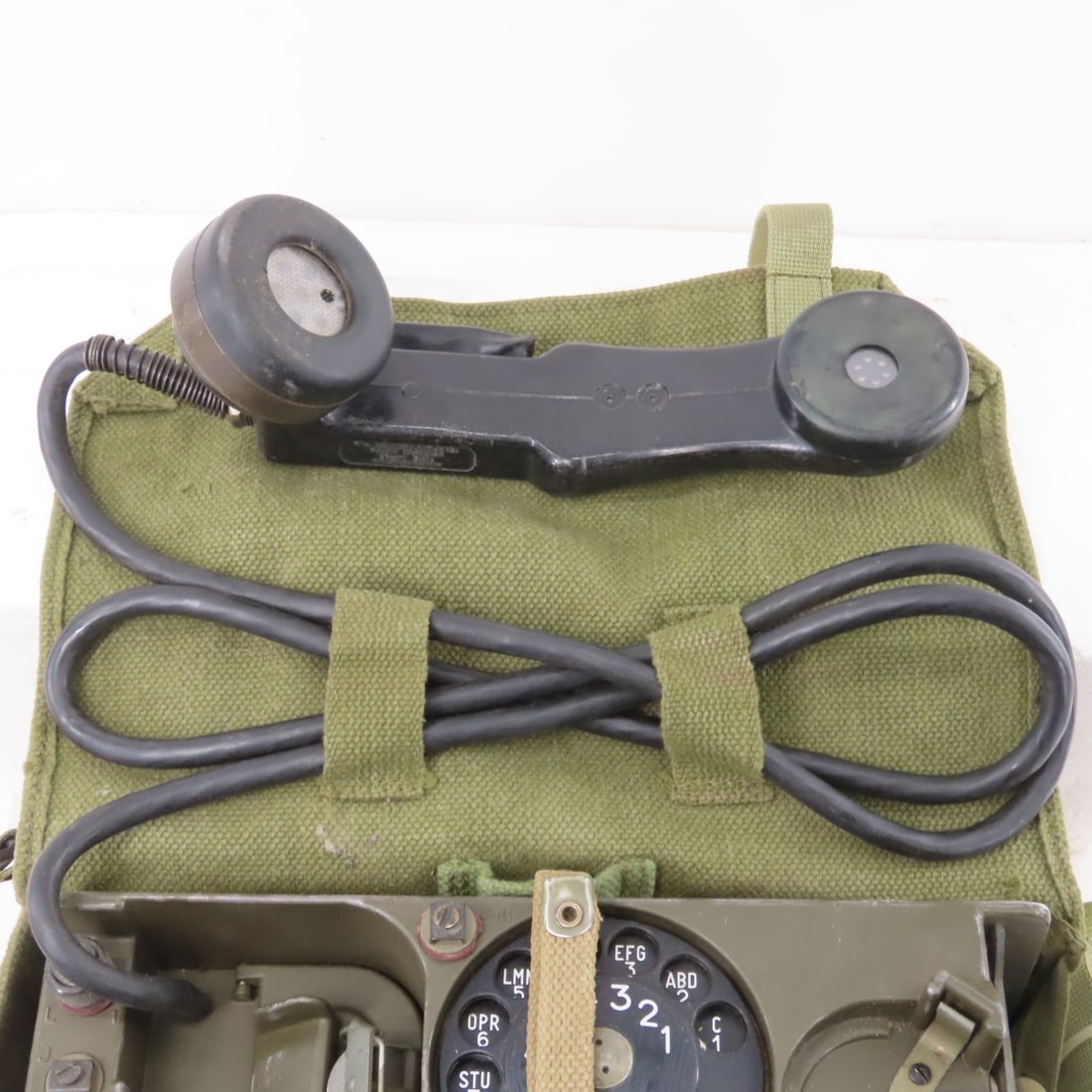 West German or Danish Model FT-58 Field Telephone - 6