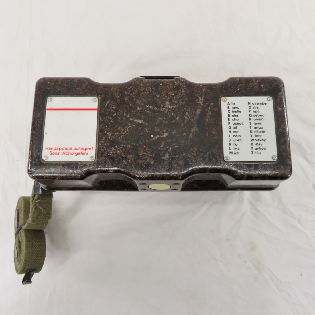 2 German Feldfernsprecher OB/ZB Field Telephones - 19