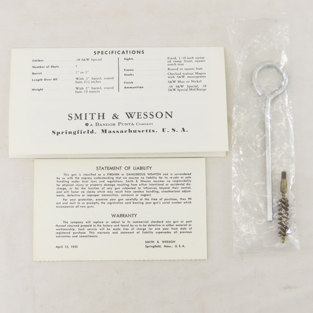 Smith & Wesson Mod 36 Chiefs Special .38 S&W SPL - 16