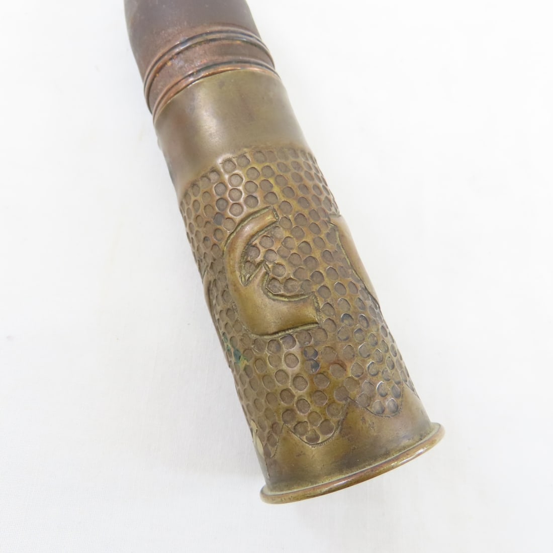 3 Inert WWI 37MM Rounds w/Trench Art, WWII Lighter - 19