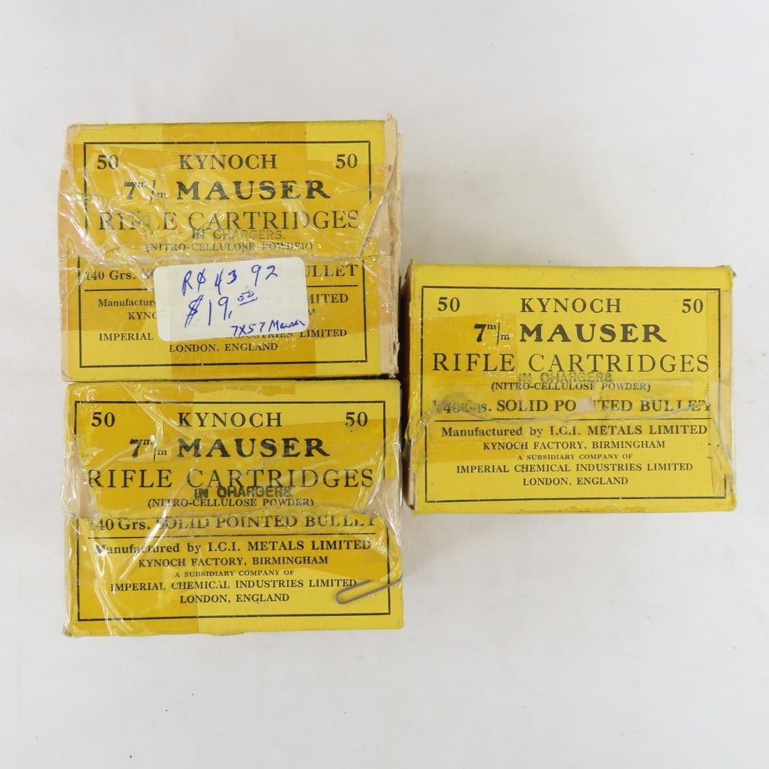 250 Rounds Mixed 7MM Mauser Ammunition - 7